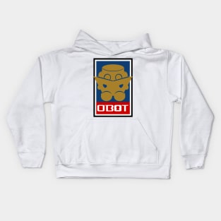 O'BOT: Love a Book (Gold) 2.0 Kids Hoodie